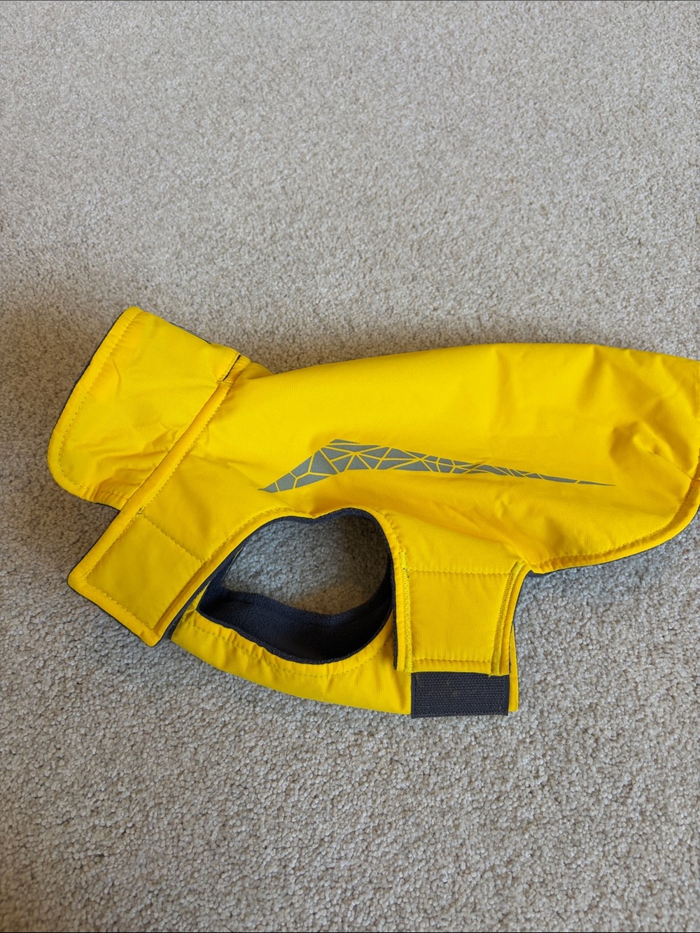 Yellow Reflective Dog Coat